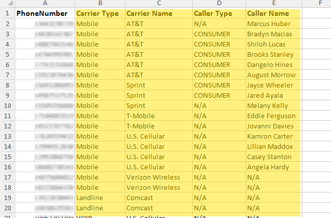 Bulk Phone Lookup Validator Free bulk phone number validator